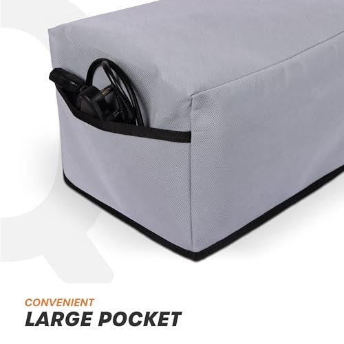 Cranique Dust Proof Printer Cover for HP LaserJet MFP 1188a / 1188w / 136a / 136w / 136nw (Grey) - Image 4