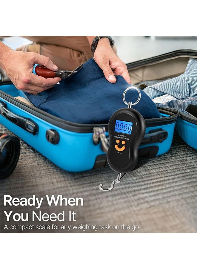 Portable Luggage Scale 50kg – Lightweight Electronic Digital Suspension Scale for Luggage and Travel Bags, Precise, Durable and Easy to Use - Image 5