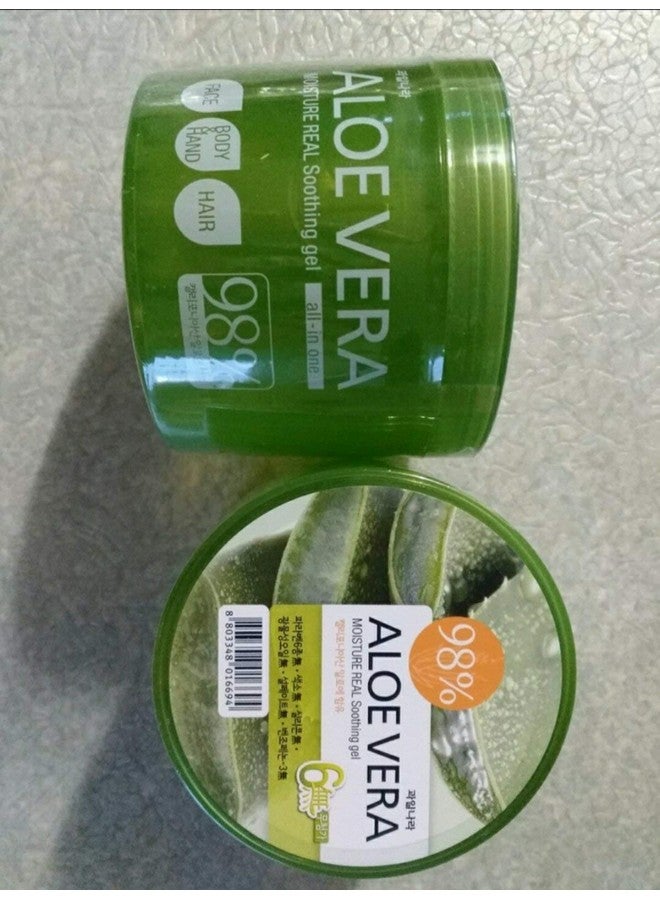 Kwailnara 98% Aloe Vera Moisture Real Soothing Gel For Face Body Hand Hair 500Ml / 16.9 Oz - Image 3