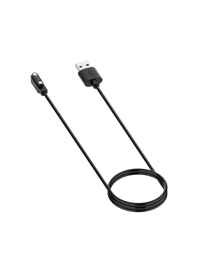 HuHa For Noise Colorfit Pro 3 Smart Watch Magnetic Charging Cable, Length: 1m(Black) - Image 1