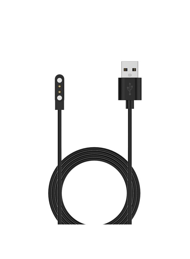 HuHa For Noise Colorfit Pro 3 Smart Watch Magnetic Charging Cable, Length: 1m(Black) - Image 2