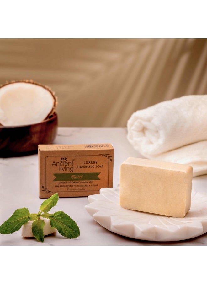 Ancient Living Tulasi Soap Set Of 4 (100 Gms)  - Image 2