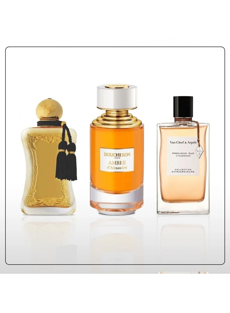 هدايا العطور مجموعة عطور حصرية 3 قطع