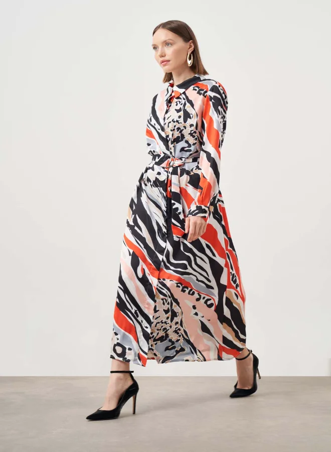ميزال MIZALLE DESIGN PATTERNED DRESS
