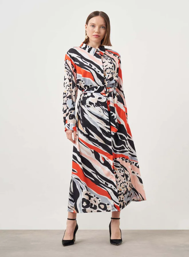 ميزال MIZALLE DESIGN PATTERNED DRESS