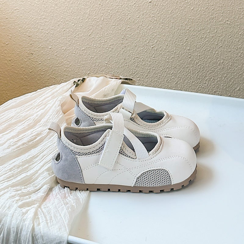 Girls Mary Jane Sneakers 2025 Spring & Fall New Kidsren'S Shallow Ballet Shoes Baby Soft Sole Big Kidsren'S Puff Shoes - Image 5