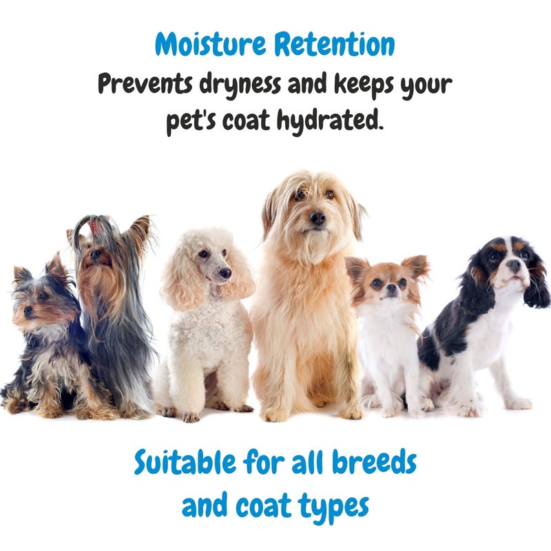 Harrods Bscly Ultra moisturizing Pet Dog Conditioner - Moisturizing for Dogs, Cats, Puppies & Kittens of All Ages | Fortified with Green Tea and Aloe-Vera extracts | Leaves Coat Soft, Shiny- 200ml - Image 5