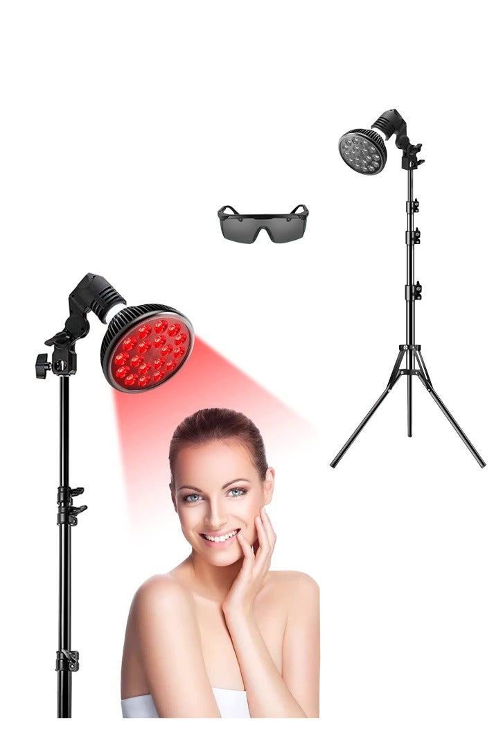 مصابيح العلاج الطبيعي بالأشعة الحمراء ذات طول موجي قدره 660 نانو و 850 نانو نانو على التوالي، مزودة بعجلات قابلة للضبط على الأرض. - Image 1