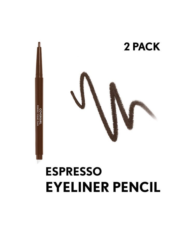 CoverGirl Covergirl Perfect Point Plus Eyeliner Pencil Espresso, 0.008 Ounce (Pack of 2)  - Image 2