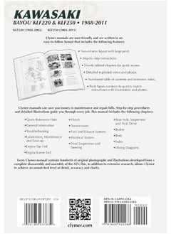 Kawasaki Bayou Klf220 & Klf250 ATV Repair Manual  - Image 1