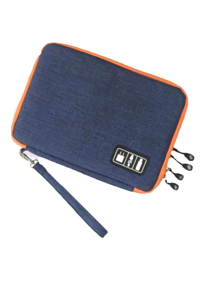NIBEMINENT Protective Bag For Mobile Phone Accessories Blue/Orange  - Image 1