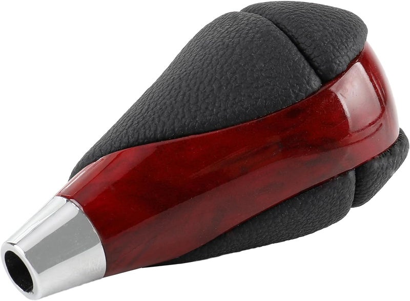 AUTOKAY Walnut Wood Leather Gear Shift Knob Fits for Lexus is F IS250 IS350 LS460 LS600h SC300 SC400 GS300 GS350 GS400 GS430 GS450h GS460 ES300 ES300h ES330 ES350 RX350 RX450h - Image 3