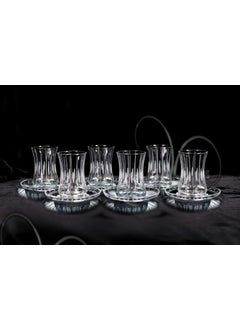 Doğuş Mutfak 12 Piece Decorated Tea Set for 6 People  - Image 3
