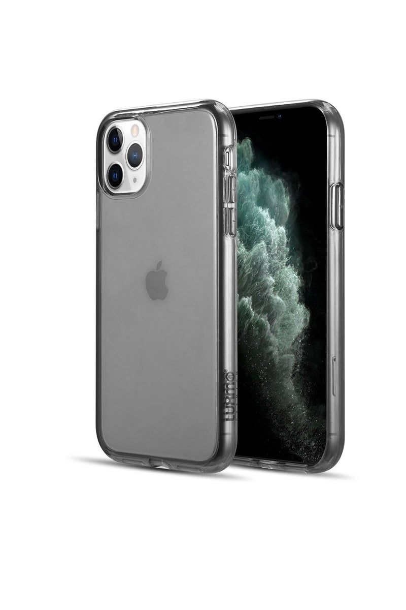 هوكو جراب HOCO شفاف رفيع لموبايل iPhone 12 Pro Max (6.7 بوصة) – رمادي غامق | جراب خفيف من TPU وأكريليك مقاوم للخدوش