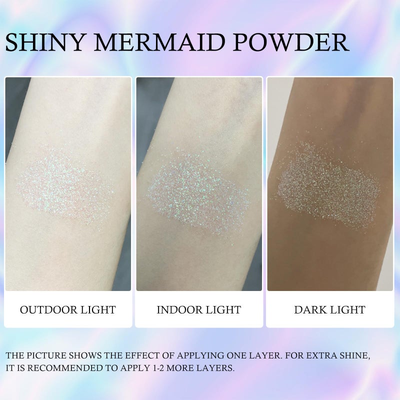 KYDA 3 Colors Glitter Lip Kit, Diamond Metllic High Pigmented Powder for Lips Cosmetics, Glitter Lips Makeup,with Lip Primer and Brush, Long Wear-Set D - Image 3