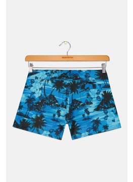 Burnside Women Allover Print Board  Shorts, Blue Combo  - Image 2