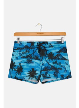 Burnside Women Allover Print Board  Shorts, Blue Combo  - Image 1