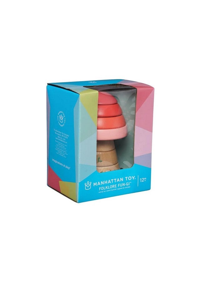 Manhattan Toy Manhattan Toy Folklore Fun-gi Magnetic Wooden Toadstool Shaped Stacking Toy for Babies 12 Months and Up - Image 5