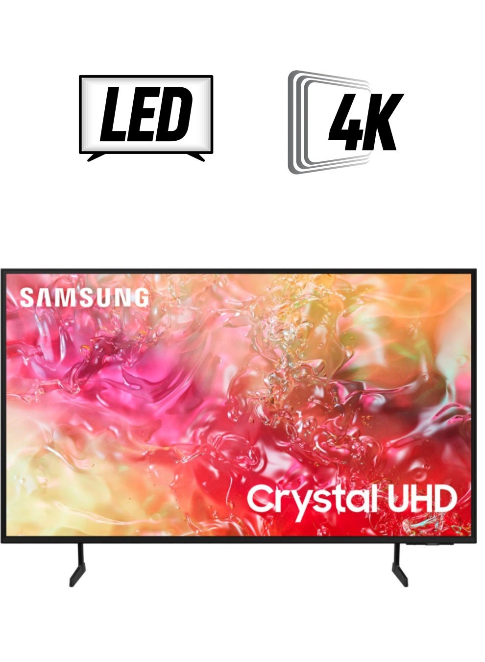 شاشة سامسونج 65 بوصة Crystal UHD 4K ‏DU7000