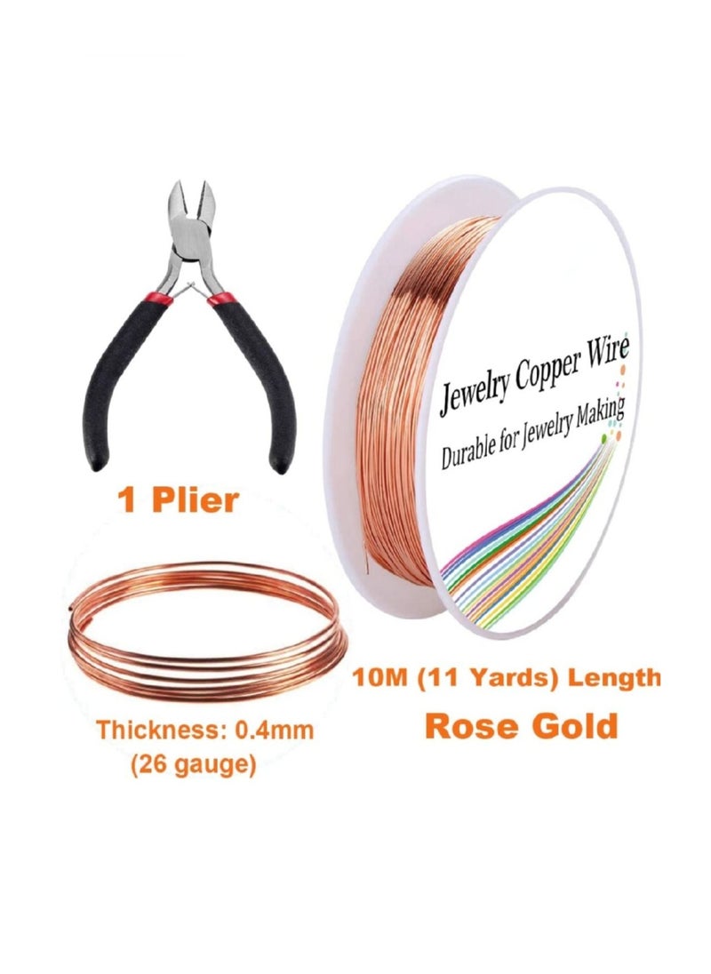 Grab Mantra - 6 Pack Copper Craft Jewelry Beading Wire For Bracelet Necklaces Making Supplies - Image 1