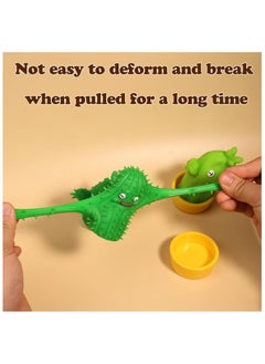 General Stretchy Toys,3PCS Plant Styling Stress Relief Stretchy Squishy Toy, Rubber Soft Decompression Toy, Soft Sensory Toy Simulation Decompression Toy for Kids,Boys,Girls,Friend,Adult  - Image 3