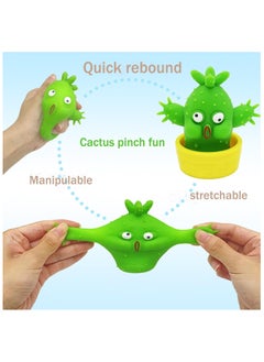 General Stretchy Toys,3PCS Plant Styling Stress Relief Stretchy Squishy Toy, Rubber Soft Decompression Toy, Soft Sensory Toy Simulation Decompression Toy for Kids,Boys,Girls,Friend,Adult  - Image 5