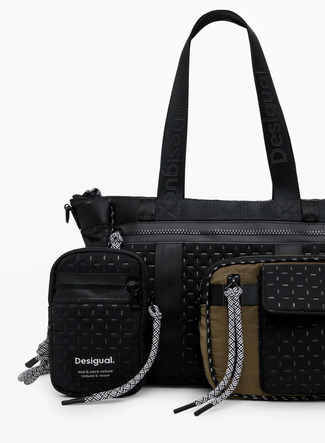 DESIGUAL Voyager Xl Multi-Position Bowling Bag