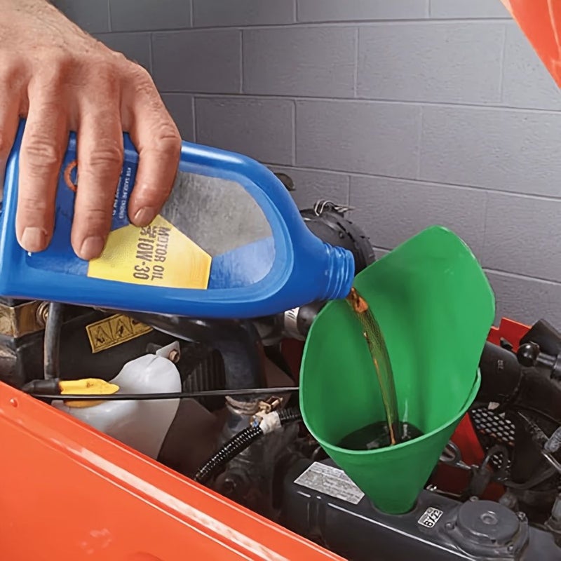 Dark Blue Flexible Oil Guide Board For Car Motorcycle Oil Change Bending Leak Proof Guide Plate Industrial Equipment Oil Collection Funnel Tool - Image 2