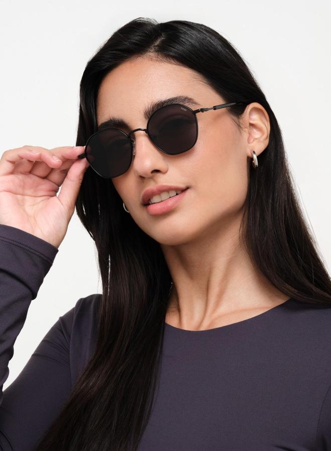 BlackOut Unisex Shimmer Round Sunglasses - Image 5