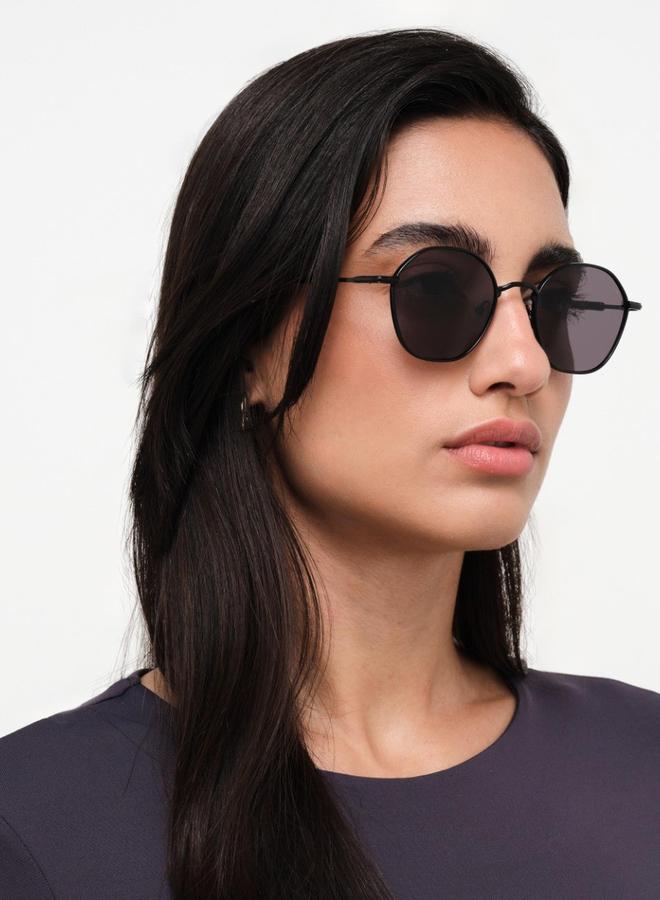 BlackOut Unisex Shimmer Round Sunglasses - Image 4