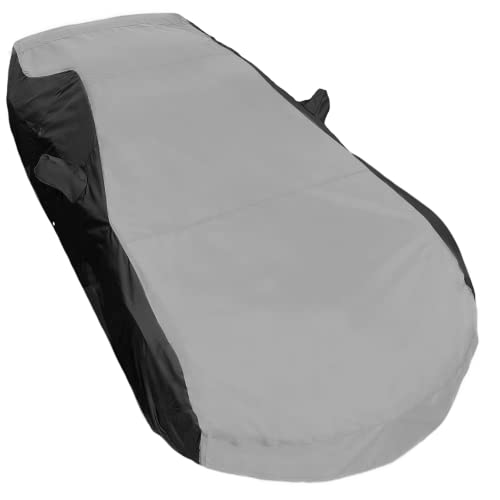 SR1 Performance C7 Corvette Indoor/Outdoor Car Cover - Ultraguard Plus 300 Denier for 2014-2019 Stingray, Z51, Z06, Grand Sport (Gray/Black) - Image 4