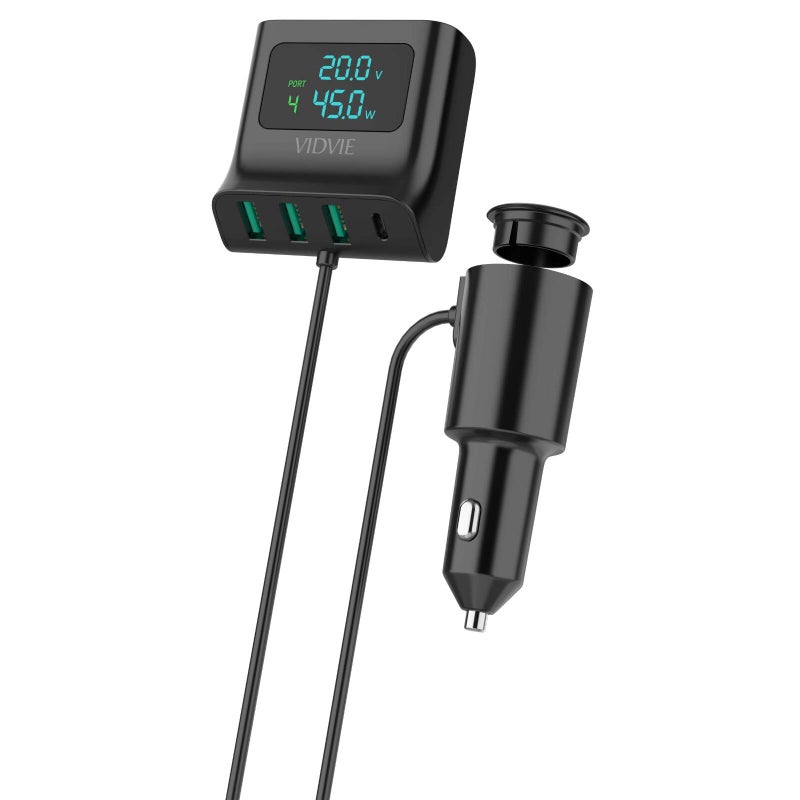 Vidvie High-Speed CC527 Car Charger HUB with Multiple Ports - Image 1