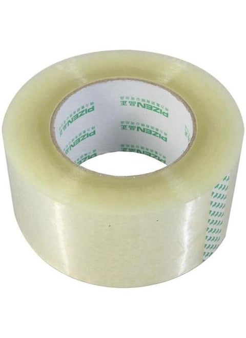 Clear Packing Tape, 4.5 CM x 60 yards Strong Heavy Duty Packaging Tape for Sealing Parcel Boxes, Moving Boxes Houses, Large Postal Bags, Office Supplies  Pack of 1