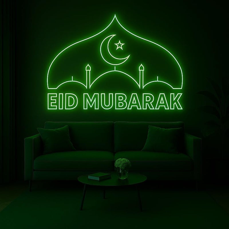 Horoof Home Eid Mubarak LED Wall Light - Image 2