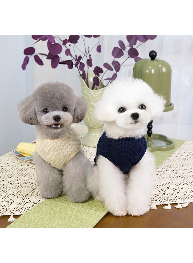 HY Cute Dog Clothes, Breathable And Soft Dog Clothes, Pet Pullovers, Puppy And Cat Clothes, Spring And Summer Breathable Clothing, Thin (L Size)  - Image 4