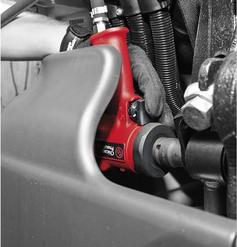 Chicago Pneumatic CP7732 1/2 Inch Air Impact Wrench, Steel Front Cover, Aluminum Body, Jumbo Hammer, One-Hand Operation, Max Torque Output 450 ft-lbs / 610 Nm, 9000 RPM - Image 5