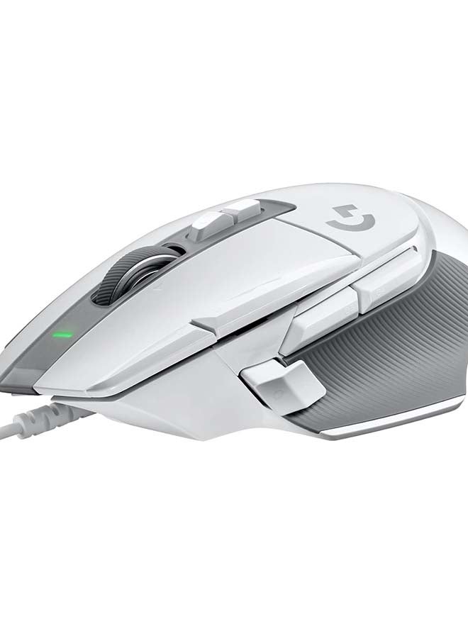 Logitech G502 X Wired Gaming Mouse - LIGHTFORCE hybrid optical-mechanical primary switches, HERO 25K gaming sensor, compatible with PC - macOS/Windows - White - Image 1