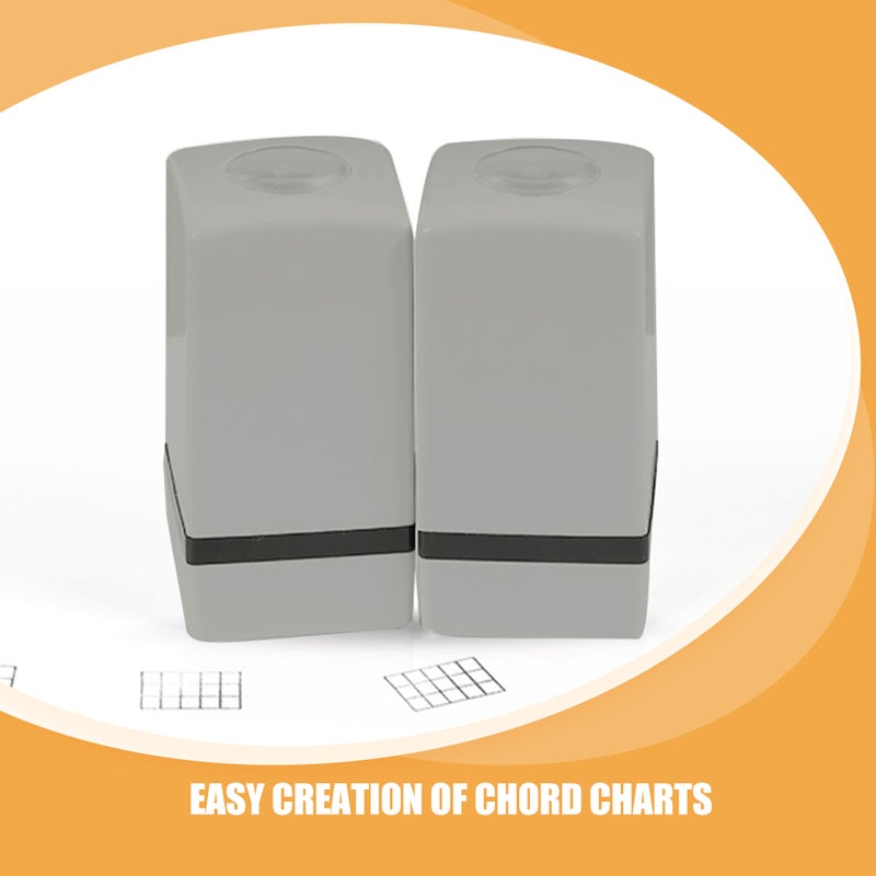 3pcs Guitar Chord Stamper Small Chord Stamp Ukulele Chord Seal Stamp Handheld Chord Stamper Ink Stamp Convenient Guitar Chord Rubber Stamp - Image 4