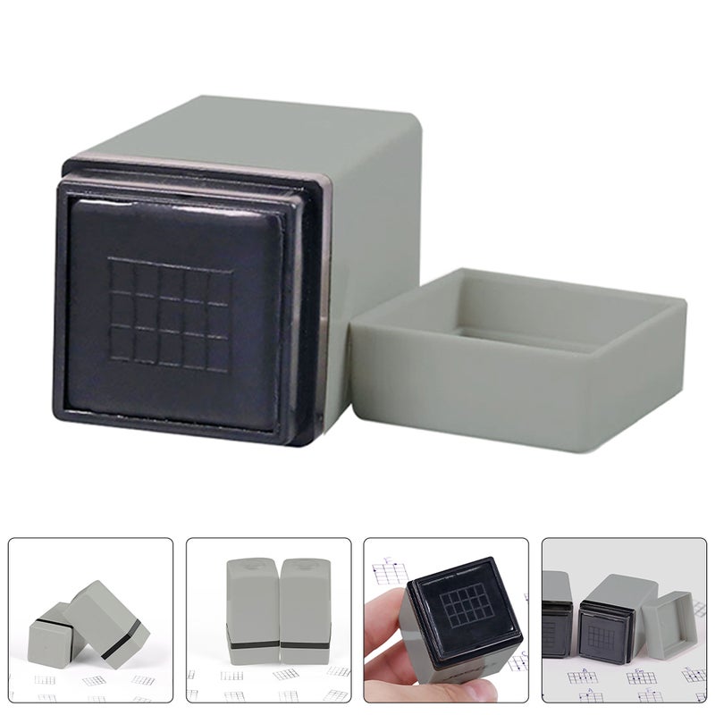 3pcs Guitar Chord Stamper Small Chord Stamp Ukulele Chord Seal Stamp Handheld Chord Stamper Ink Stamp Convenient Guitar Chord Rubber Stamp - Image 1