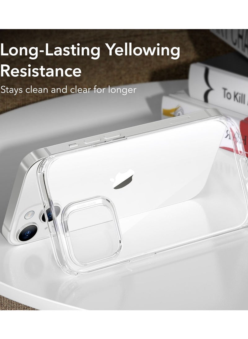 esrgear ESR Clear Case Compatible with iPhone 14 Pro Case, Shockproof Thin Silicone Cover, Yellowing-Resistant Slim Transparent TPU Phone Case, Project Zero Series, Clear  - Image 2