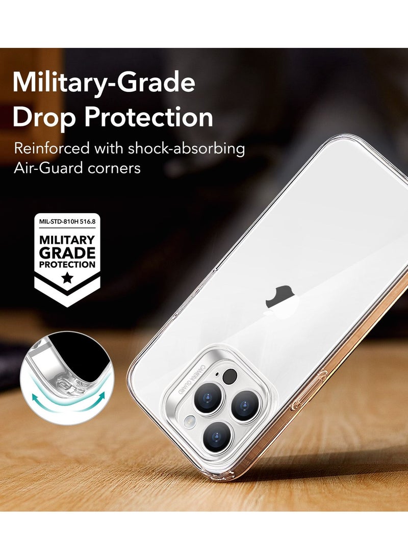esrgear ESR Clear Case Compatible with iPhone 14 Pro Case, Shockproof Thin Silicone Cover, Yellowing-Resistant Slim Transparent TPU Phone Case, Project Zero Series, Clear  - Image 3