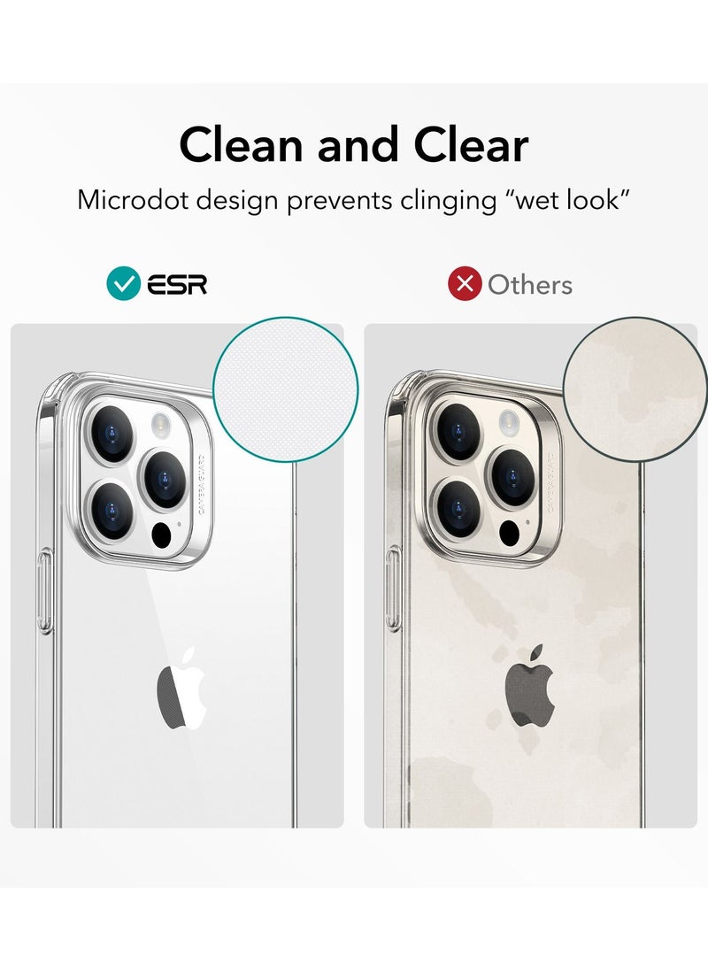 esrgear ESR Clear Case Compatible with iPhone 14 Pro Case, Shockproof Thin Silicone Cover, Yellowing-Resistant Slim Transparent TPU Phone Case, Project Zero Series, Clear  - Image 5