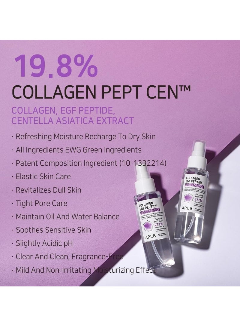 ايه بي ال بي رذاذ ببتيد الكولاجين إي جي إف، خلاصة كولاجين بيبت سين™ 27.2%، 3.55 أونصة سائلة/عناية بالبشرة الكورية، عناية بالمرونة، ترطيب متجدد، تنشيط من أجل بشرة لطيفة وتحسين ملمسها - Image 3