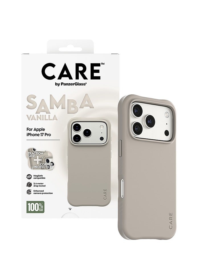 PanzerGlass CARE Fashionable Case Samba with MagSafe iPhone 17 Pro - Vanilla - Image 2