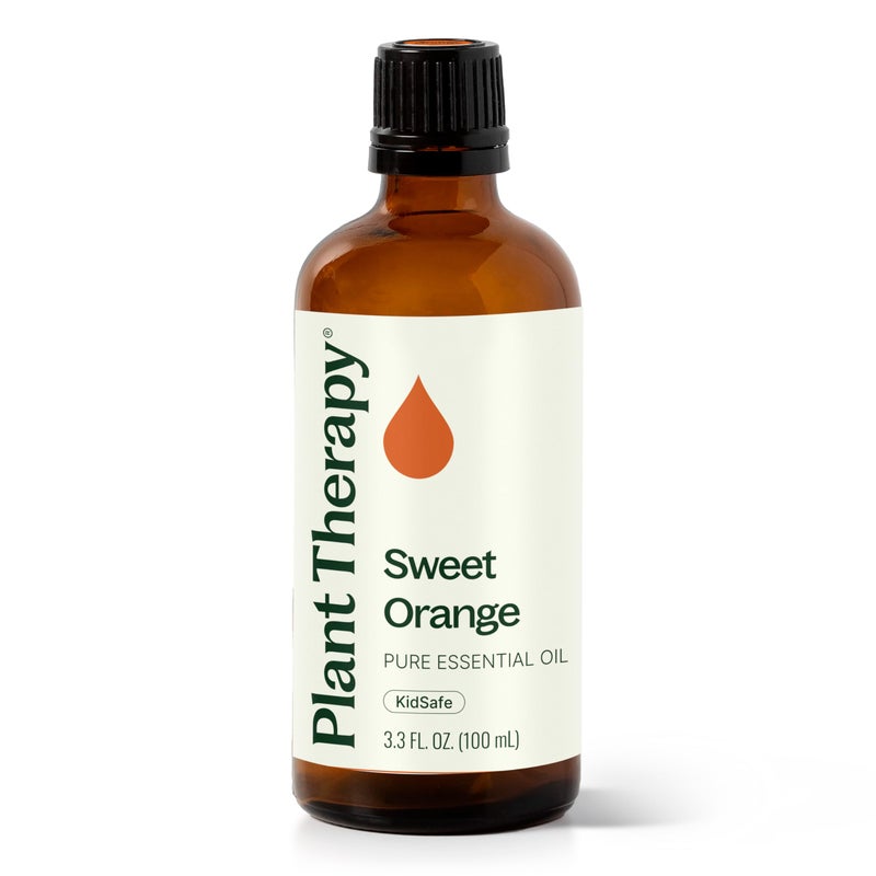 Plant Therapy Sweet Orange Essential Oil 100% Pure, Undiluted, Natural Aromatherapy, Therapeutic Grade 100 mL (3.3 oz) - Image 1