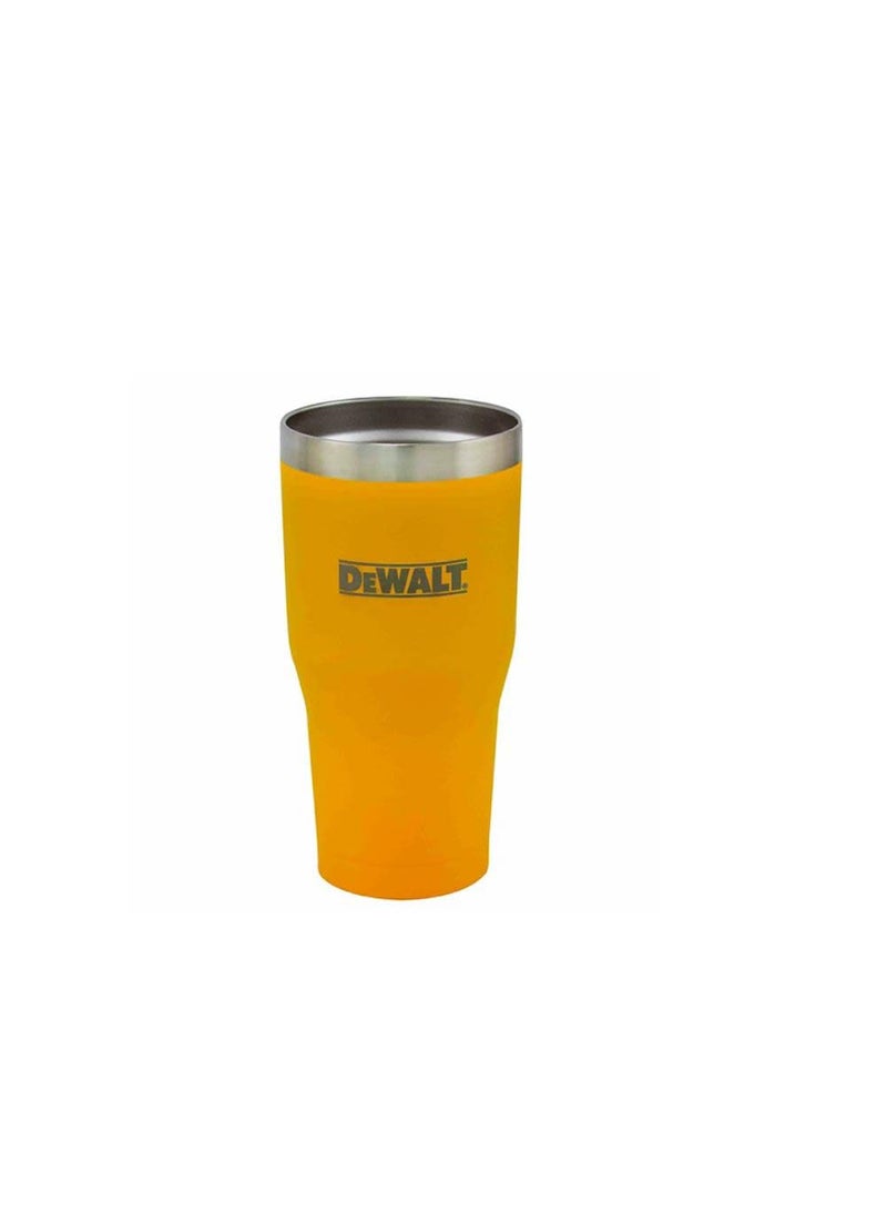DEWALT Dewalt 30 Oz. Yellow Powder Coated Tumbler  - Image 4