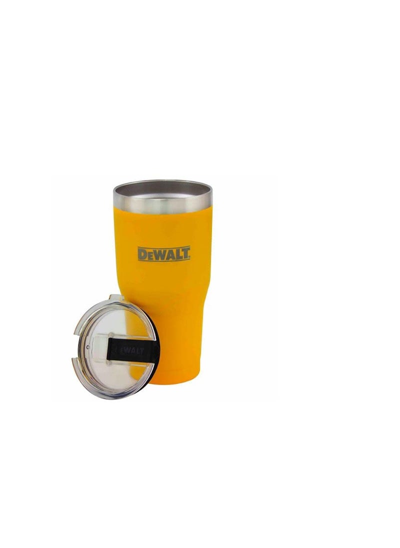 DEWALT Dewalt 30 Oz. Yellow Powder Coated Tumbler  - Image 5