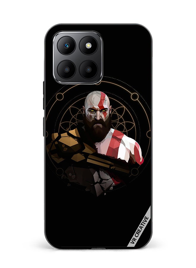 VR CREATIVE Protective Case Cover For Honor 70 Lite God Of War, Kratos Design Multicolour - Image 1