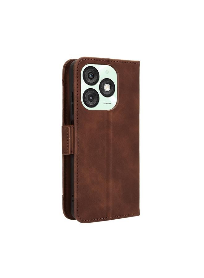 اس-توب جراب هاتف من الجلد لهاتف itel A50 بملمس جلد العجل وفتحات للبطاقات - Image 3