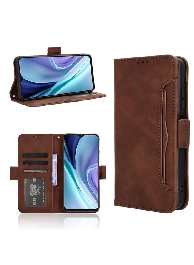 اس-توب جراب هاتف من الجلد لهاتف itel A50 بملمس جلد العجل وفتحات للبطاقات - Image 1